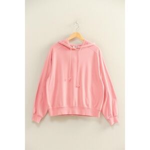 CloudDweller Mineral Washed Buttery Soft Cozy Cotton Womens Hoodie Rose Renewal